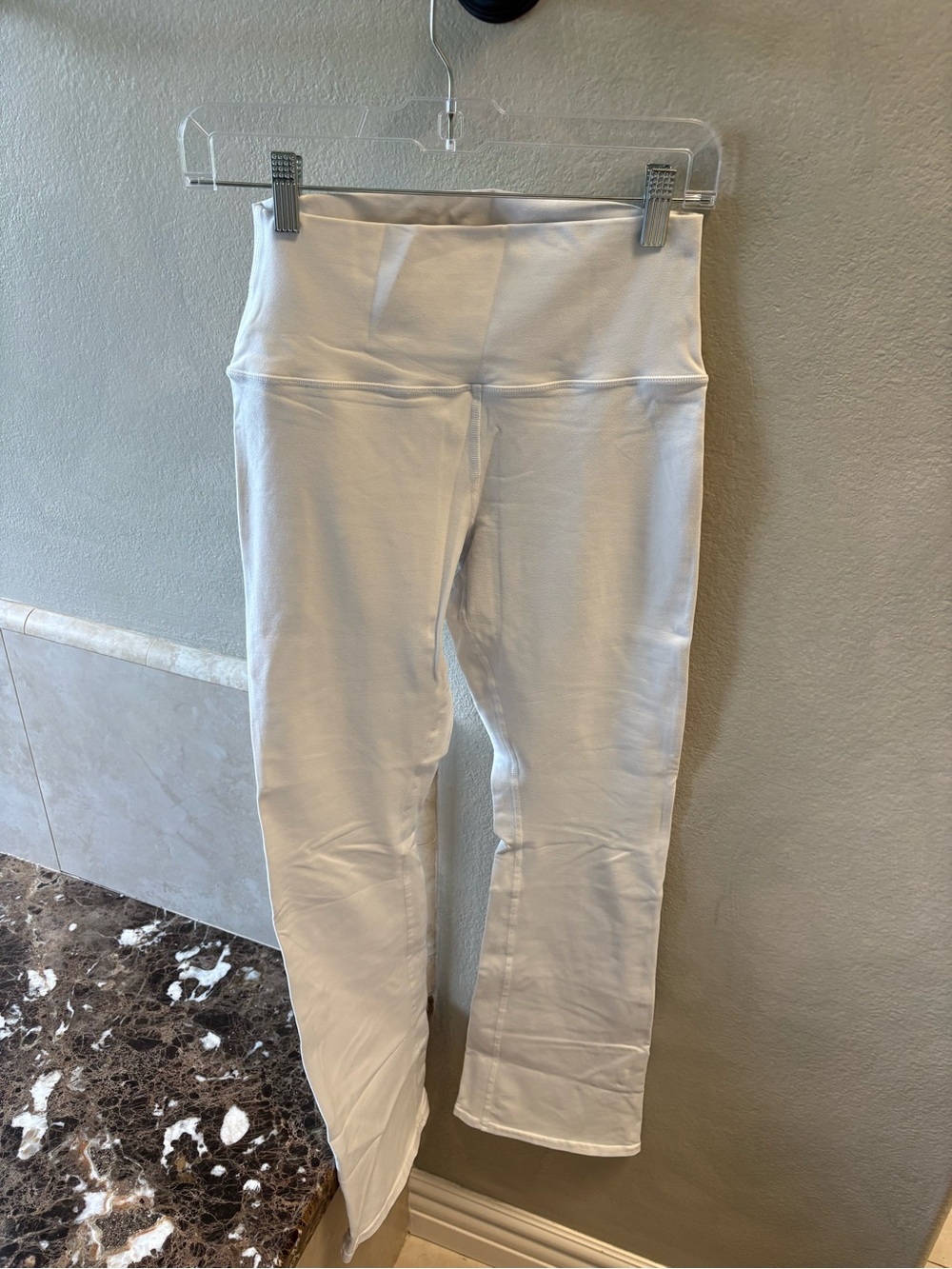 ALO Yoga White High-Waist Leggings